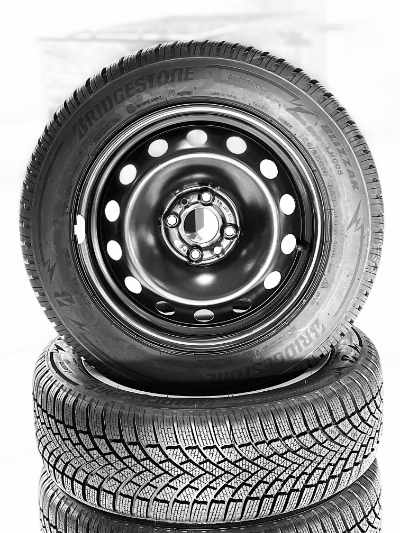Winterradsatz · Stahlfelge Fiat Panda 312